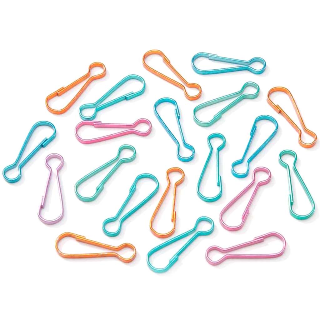 Lanyard Hooks Assorted Fashion Colors 7 x 23mm