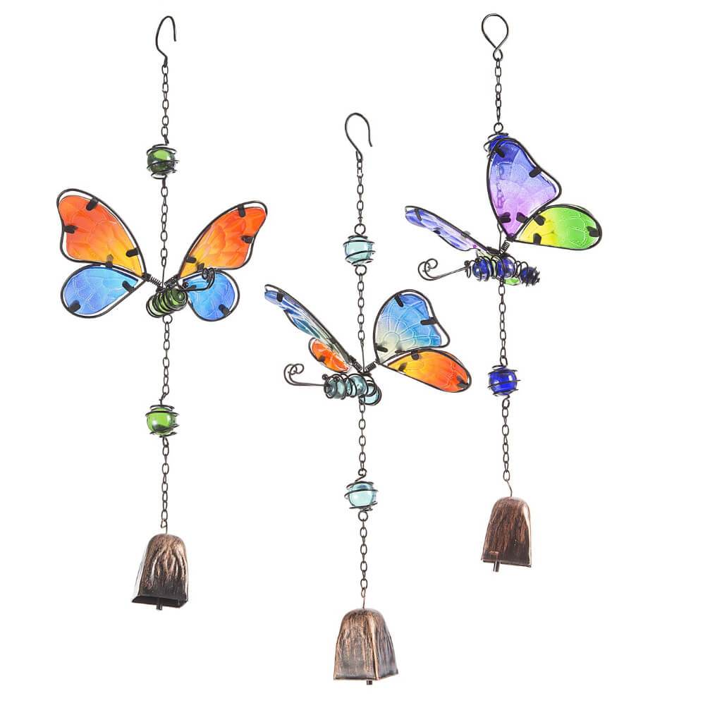 Butterfly Windchime 16.14in 3 Assorted Styles