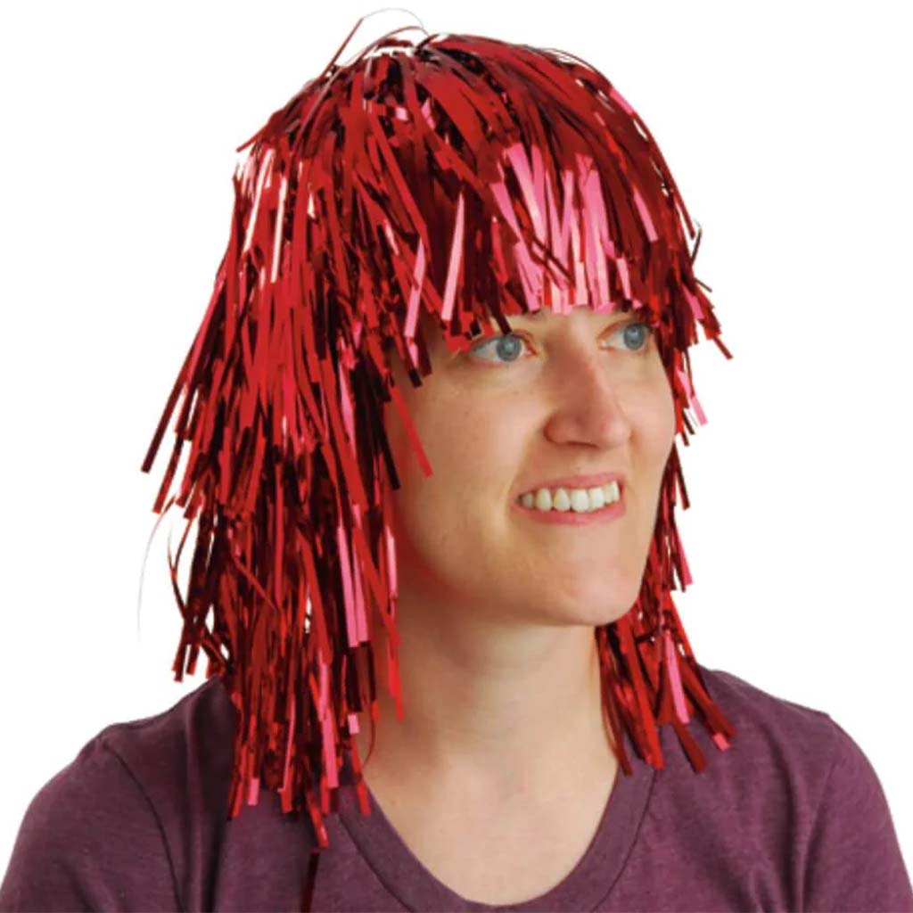 Tinsel Foil Party Wig