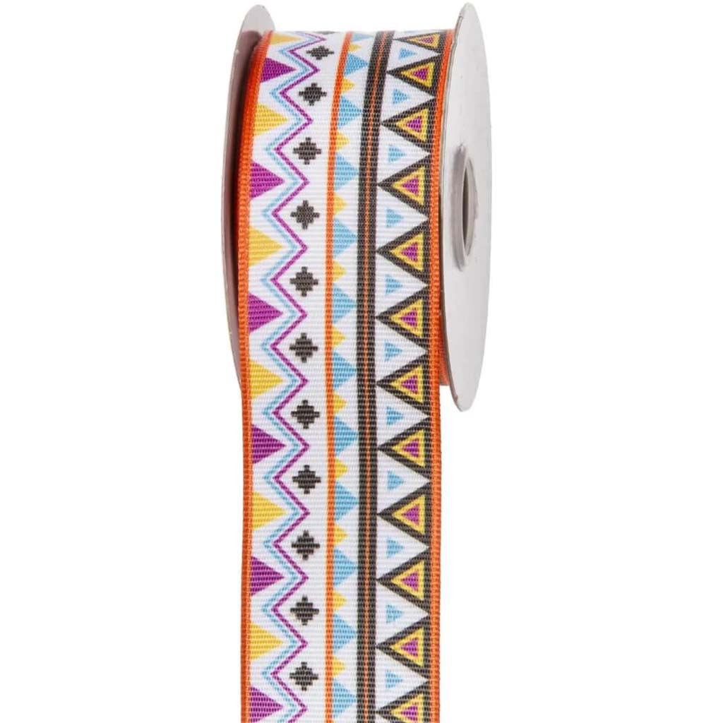 Ribbon Aztec Bright 1.5inx10Yd