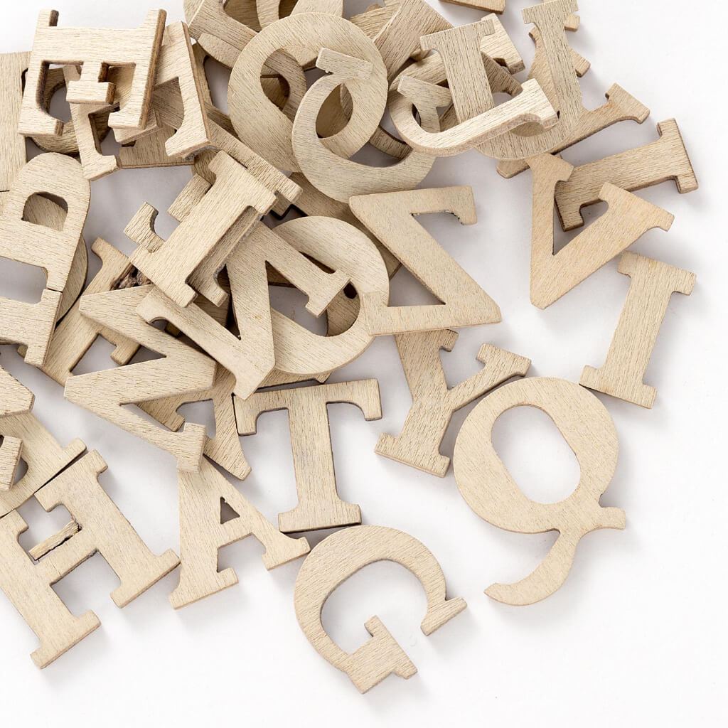 Cut Out Wood Letters