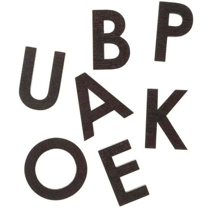 Bag of Letters Wood Uppercase 1.5in 41pc