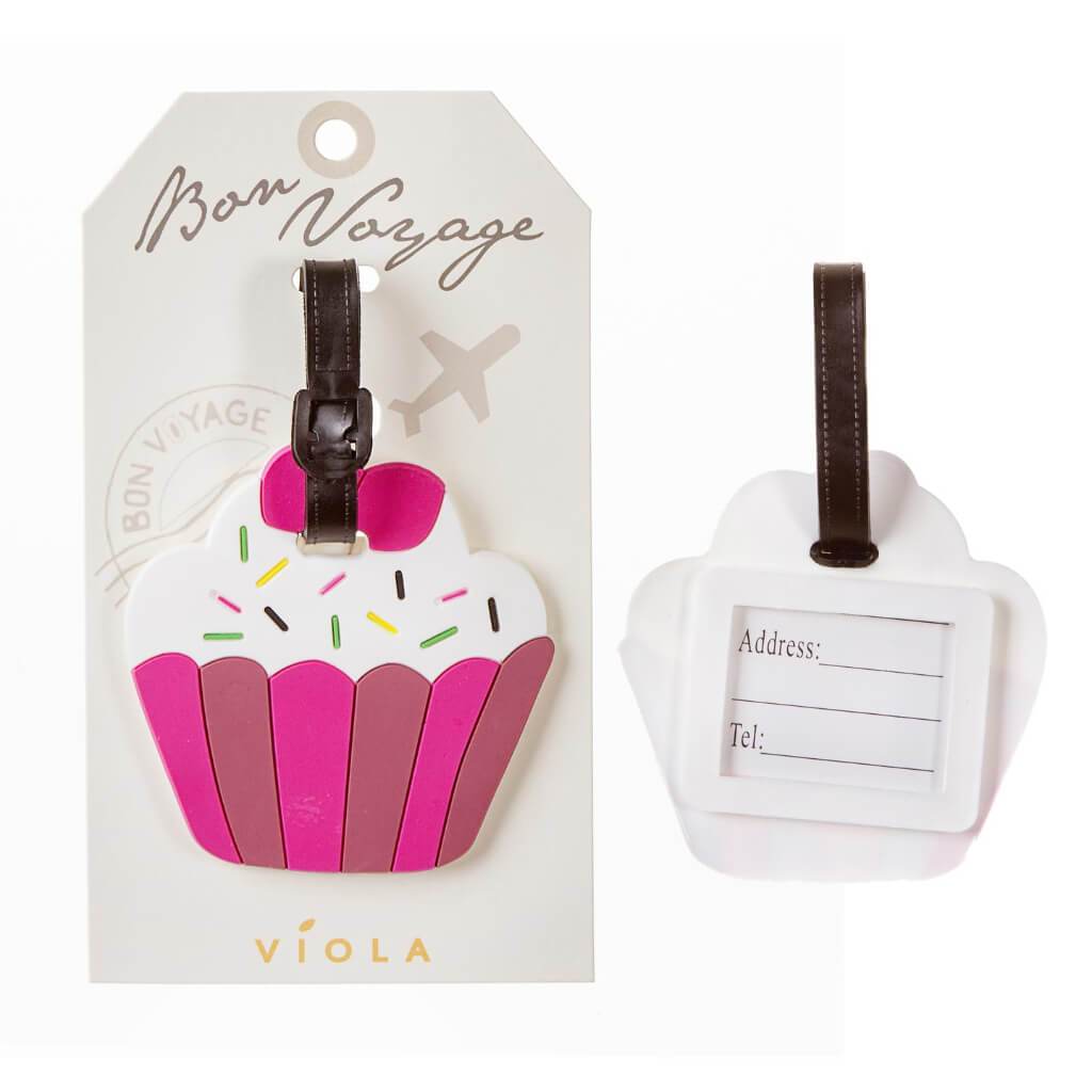 Cupcake Luggage Tag