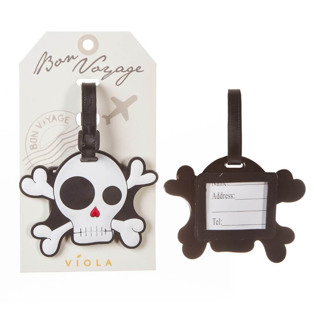 Skull Luggage Tag