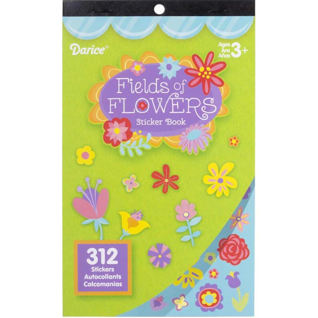 Fields of Flowers Sticker Book