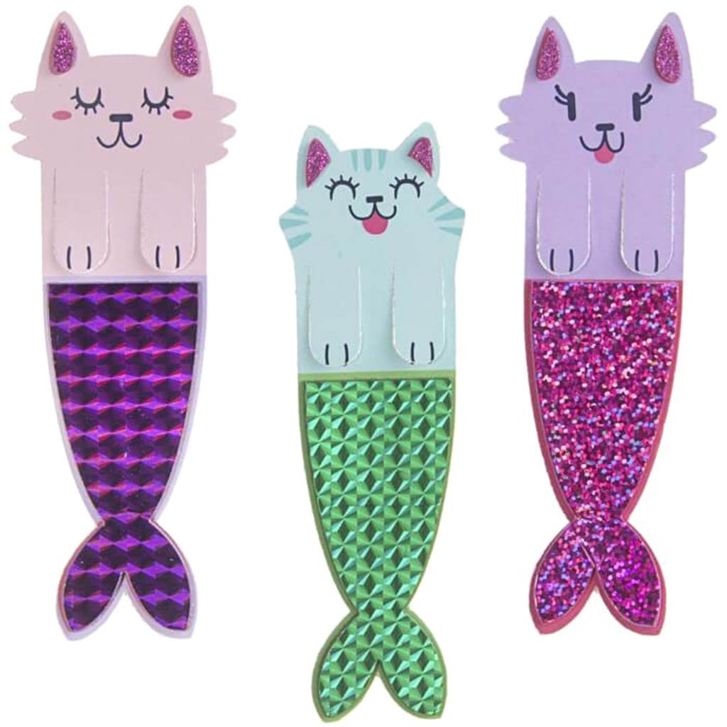 Paper Mer-Cat Bookmarks Kit