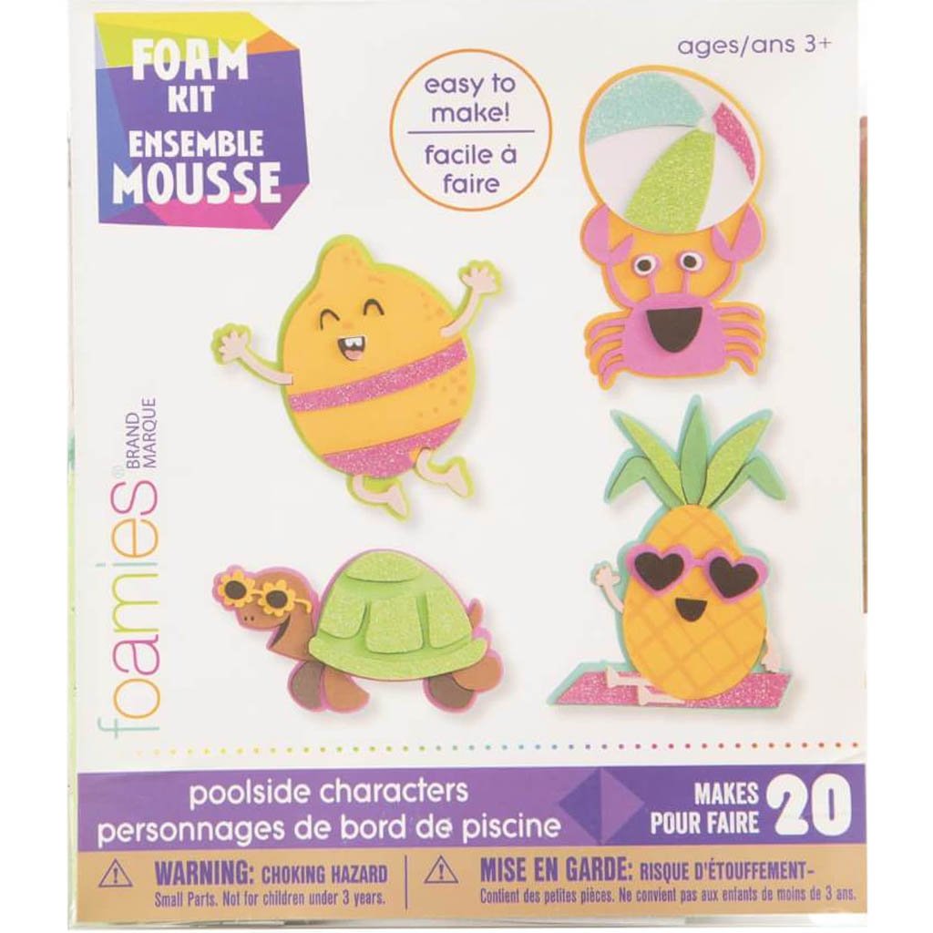 Poolside Characters Foam Activity Kit