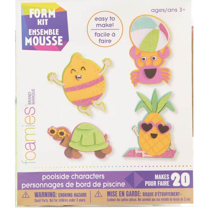 Poolside Characters Foam Activity Kit