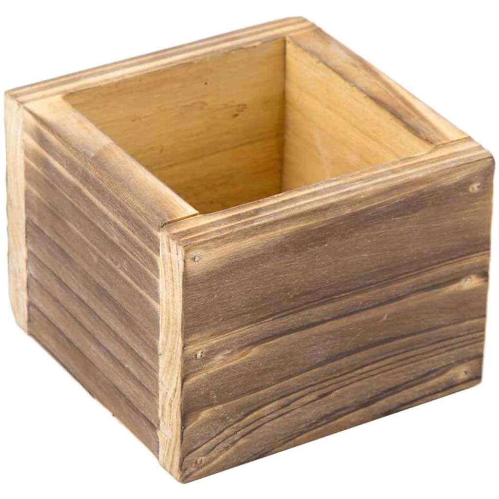 Wood Square Container