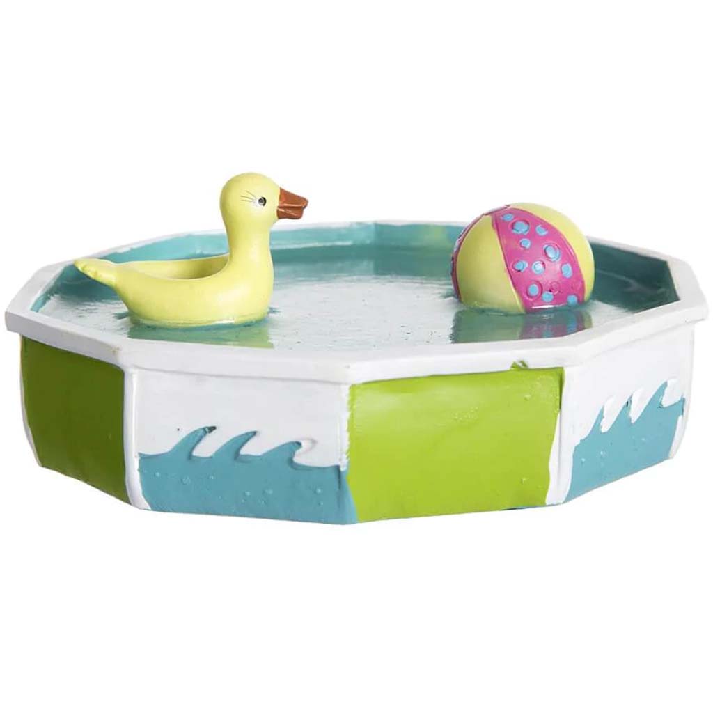 Mini Fairy Garden Swimming Pool With Floaties: 4.25