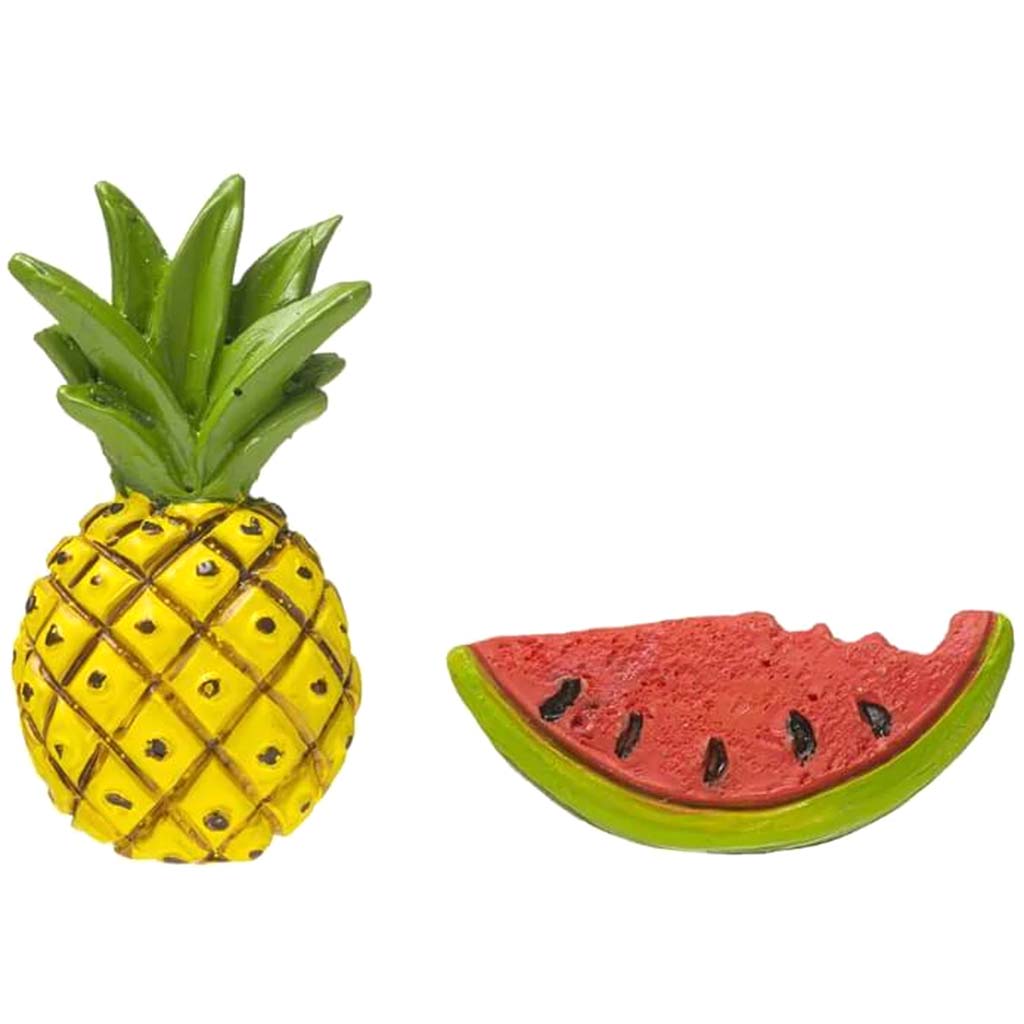 Mini Fruit Figurine: 1 Inch, 2 Pack