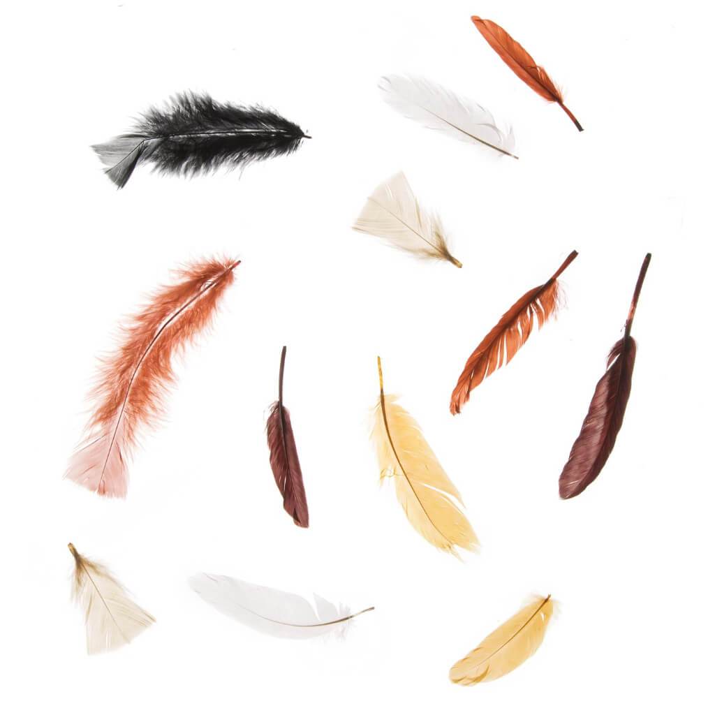 Neutral Feathers: 4 To 5 Inches, 60.1 Grams