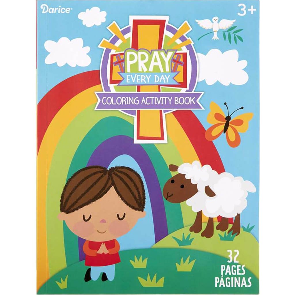 Coloring And Activity Book: Pray Everyday, 8.13 x 10.75in, 32p