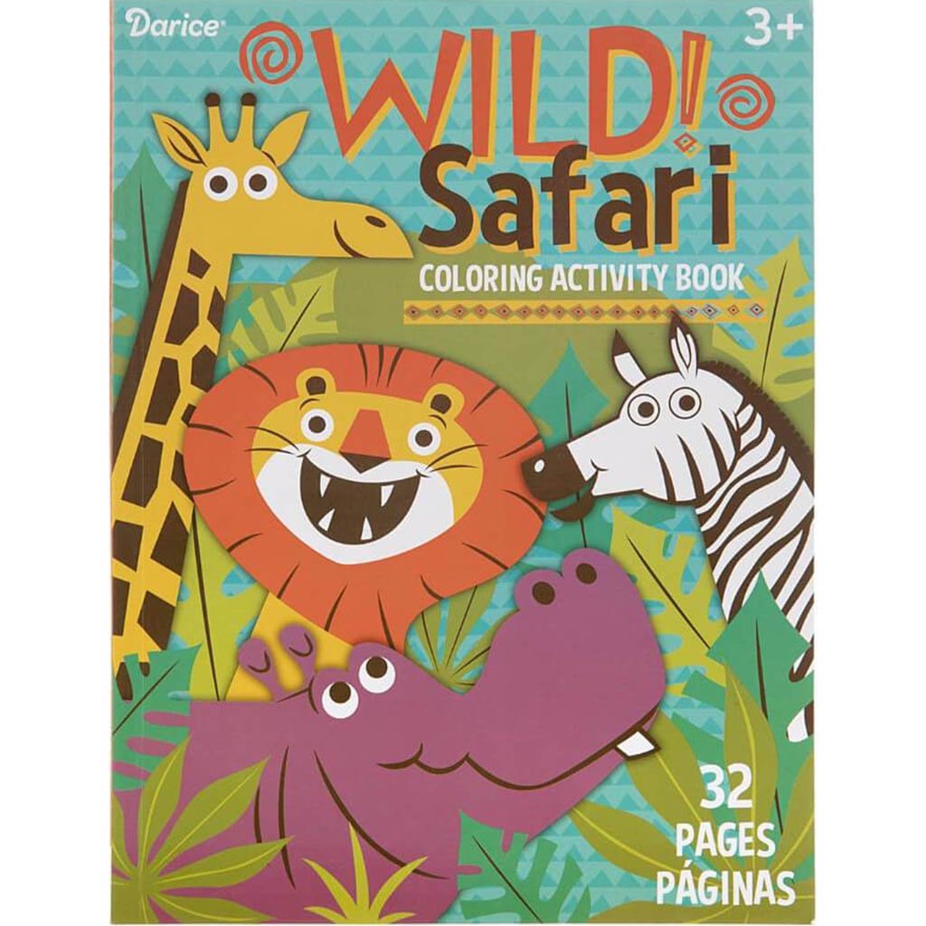 Coloring And Activity Book: Safari, 8.13 x 10.75in