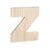 Bold Font Unfinished Wood Letter 8in