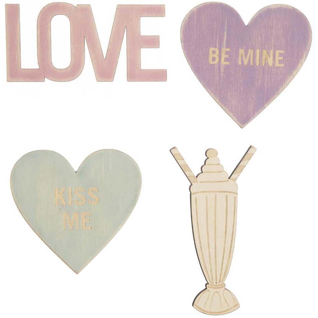 Valentine's Day Icons 4pcs