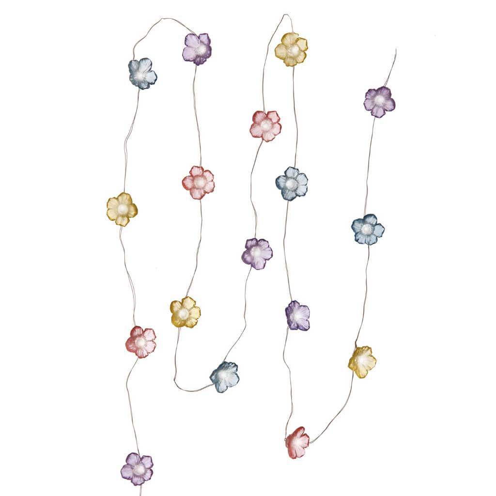 Flower String Lights: 1 x 80 Inches