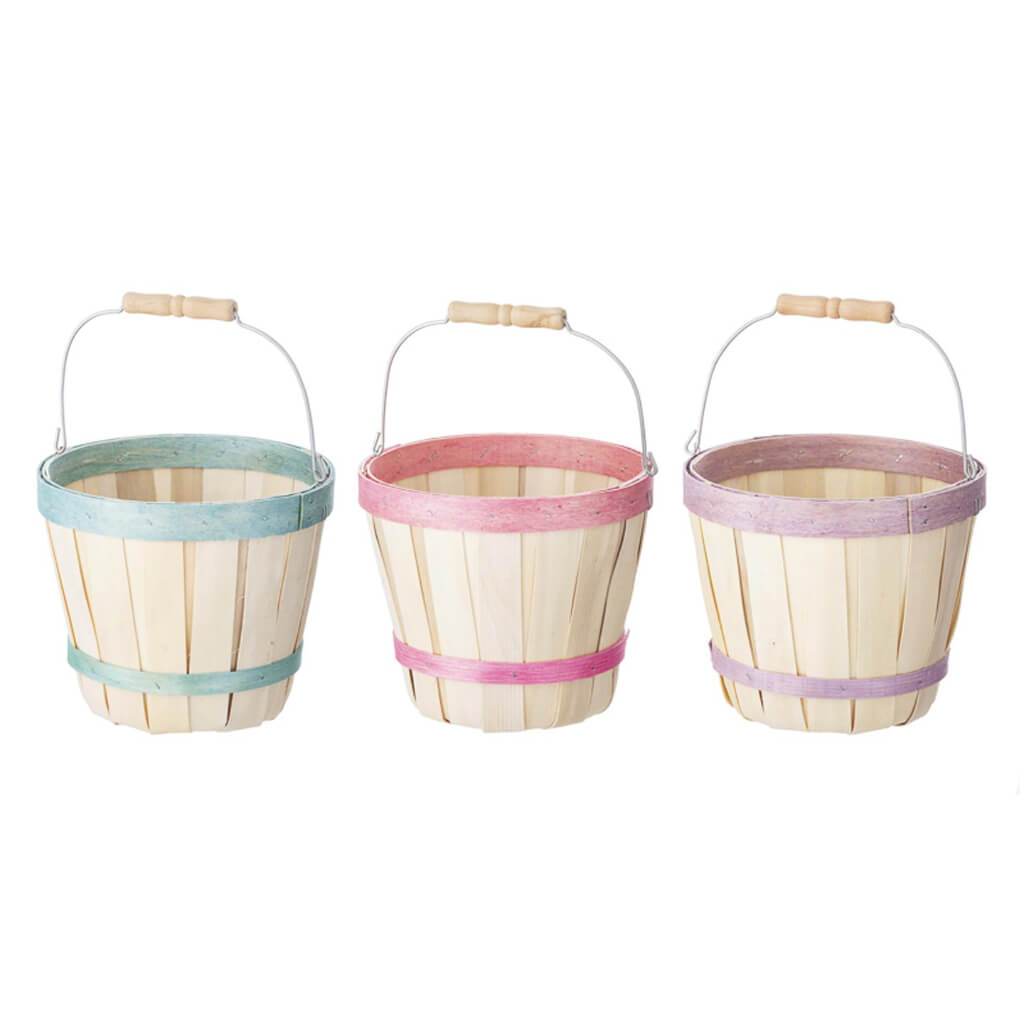 Bushel Basket: Pink Blue Purple