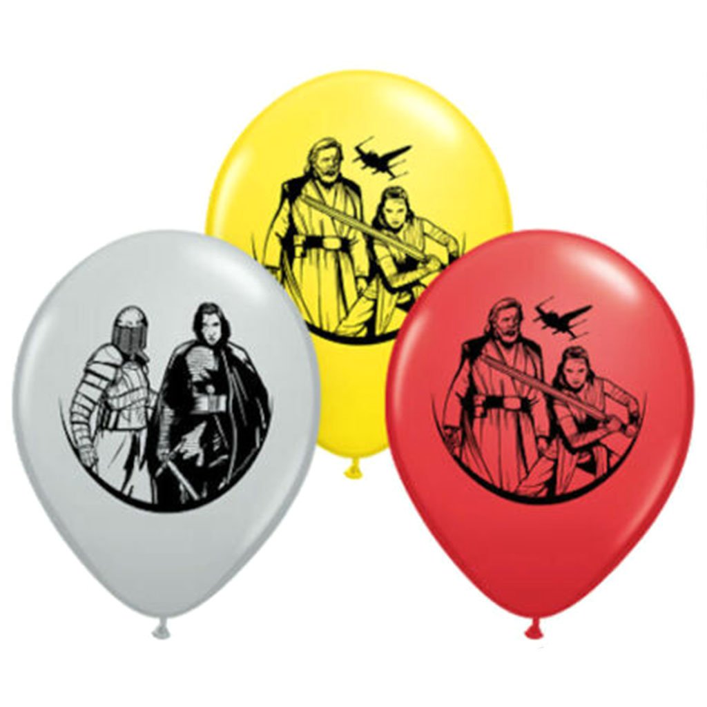 Latex Balloons Star Wars  6ct 12in