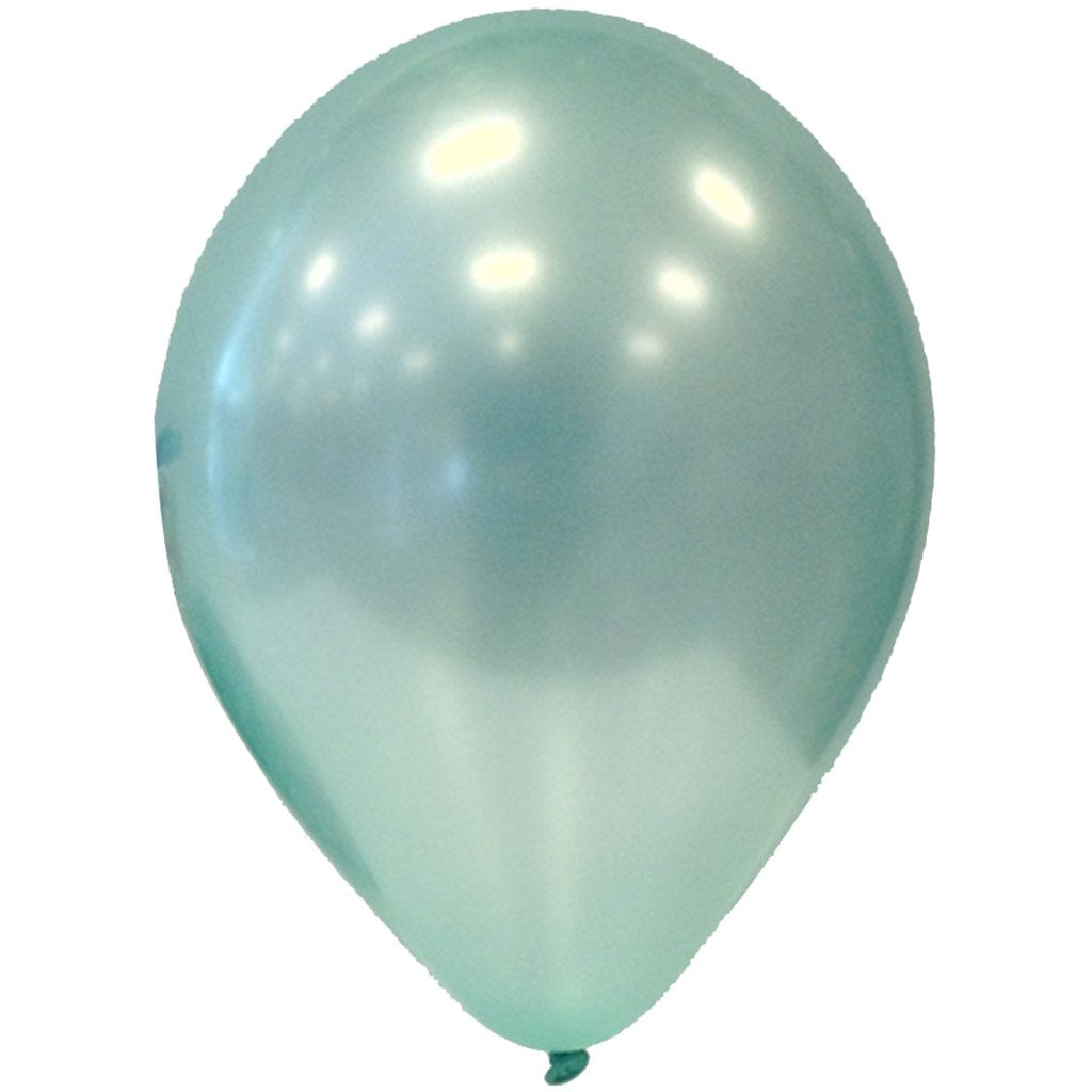 Latex Balloon Silk Seafoam, 12in