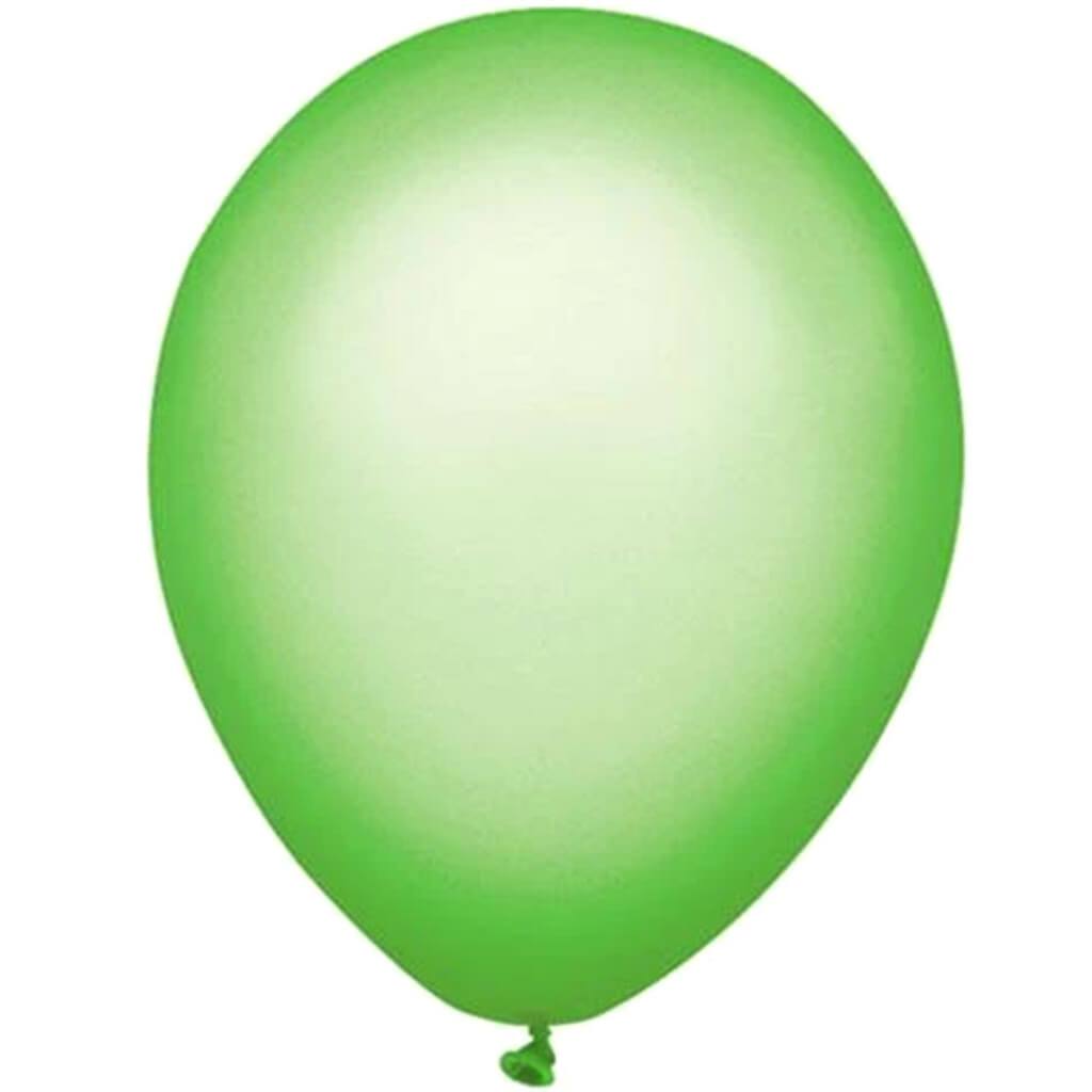 Latex Balloon Neon Green, 12in