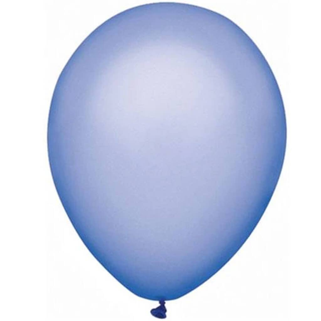 Latex Balloon Neon Blue, 12in