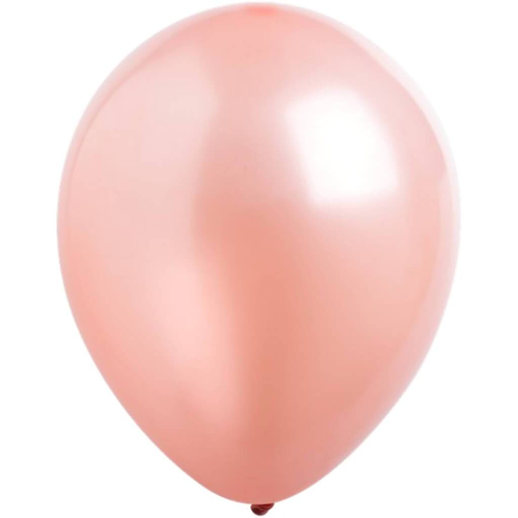 Latex Balloon Rose Gold, 12in