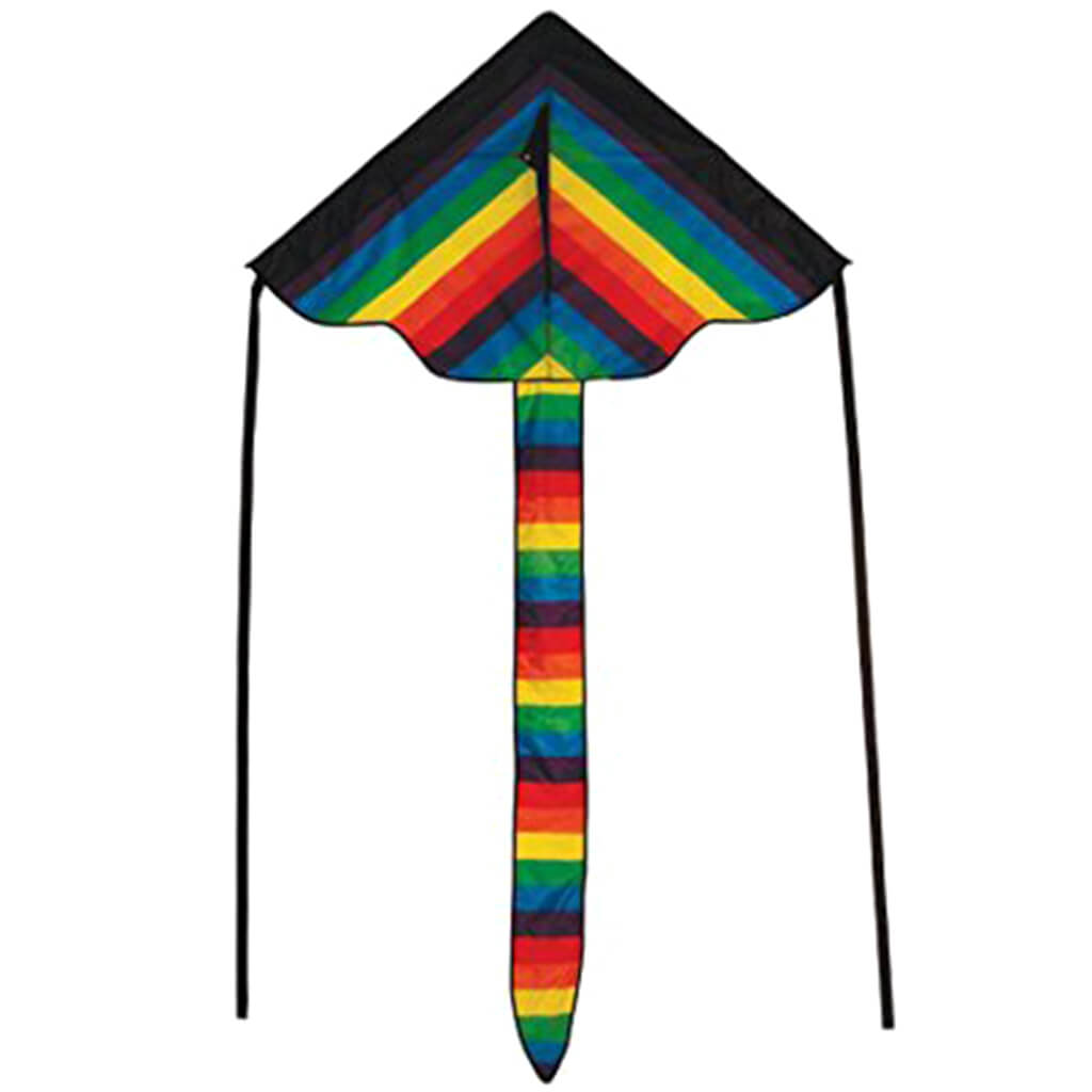 Fly-Hi Rainbow Stripe Kite 46in