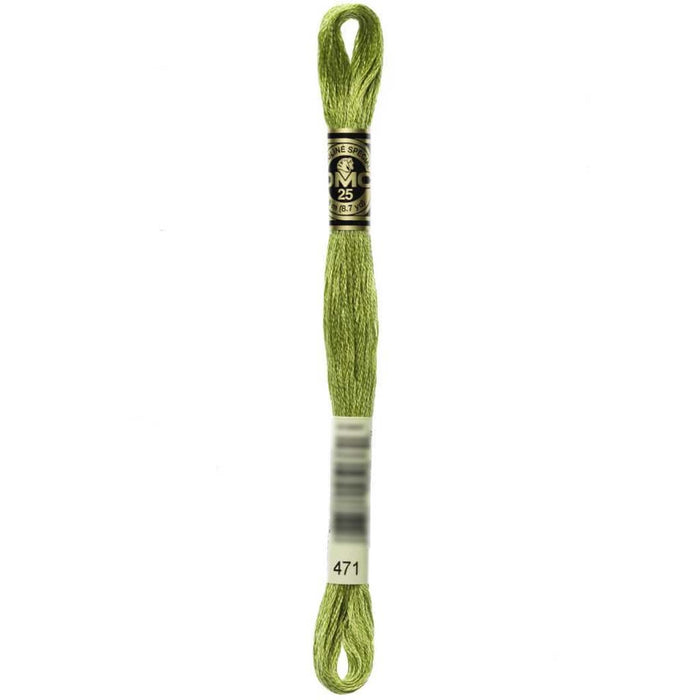 Dmc Floss Very Light Avocado Green Green 