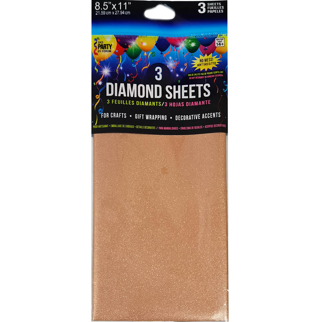 Rose Gold Diamond Sheets