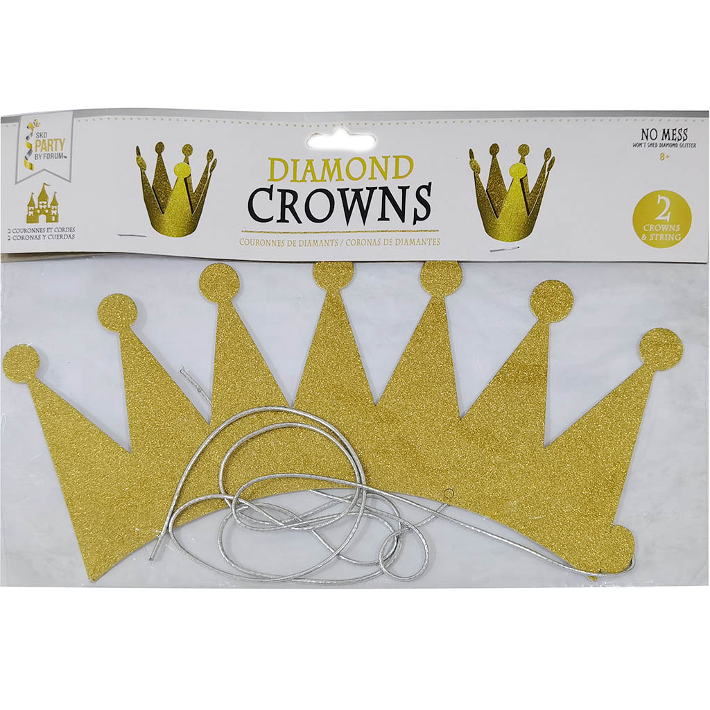 Diamond Party Crowns 2pcs