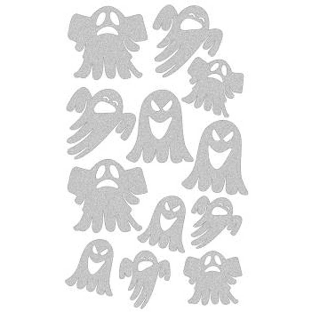 Sticker Sheet Ghost Silver