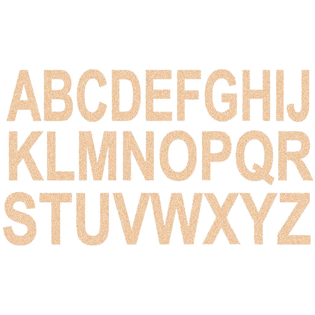 Diamond  Letter Sticker 1 Sheet