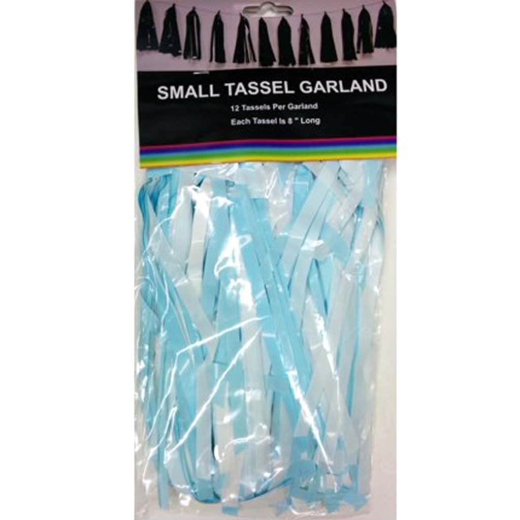 Iridescent Balloon Tassels Garland