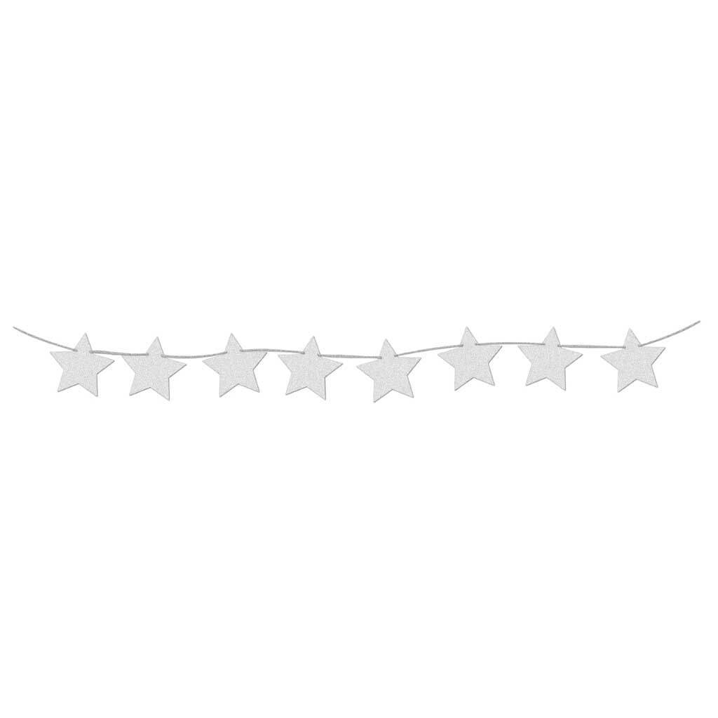 Mini Banner 6in Diamond Star Black