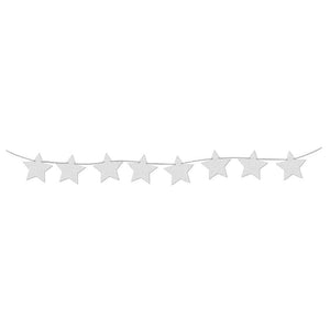 Mini Banner 6in Diamond Star Black