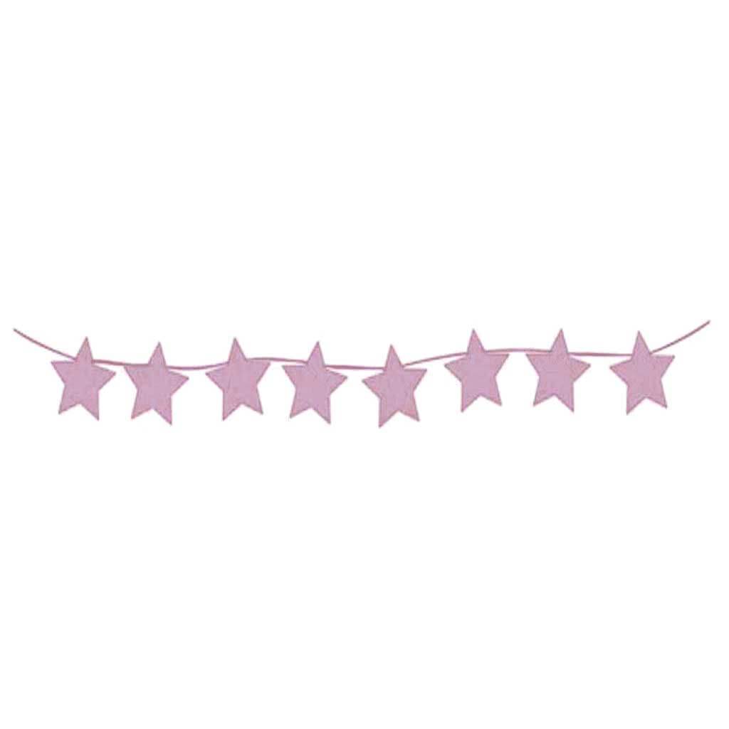 Mini Banner 6in Diamond Star Black
