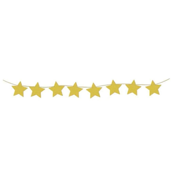 Mini Banner 6in Diamond Star Black