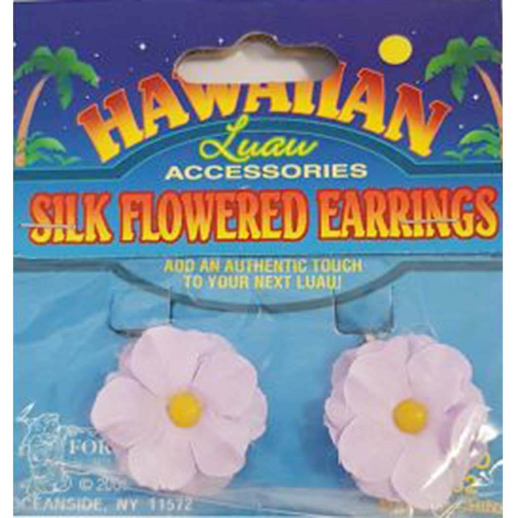 Silk Flower Earings