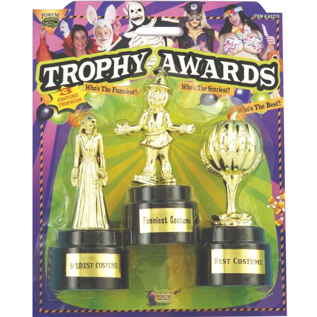 Halloween Costume Trophy Awards 3 Pack