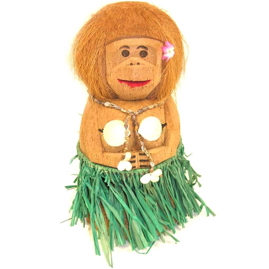 Coconut Monkey Woman with Shell