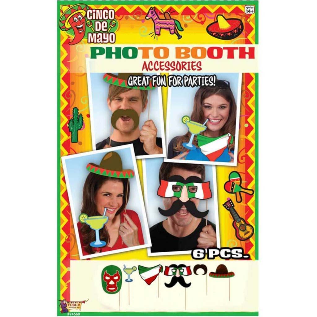 Mexican Themed Photo Booth Props Costume