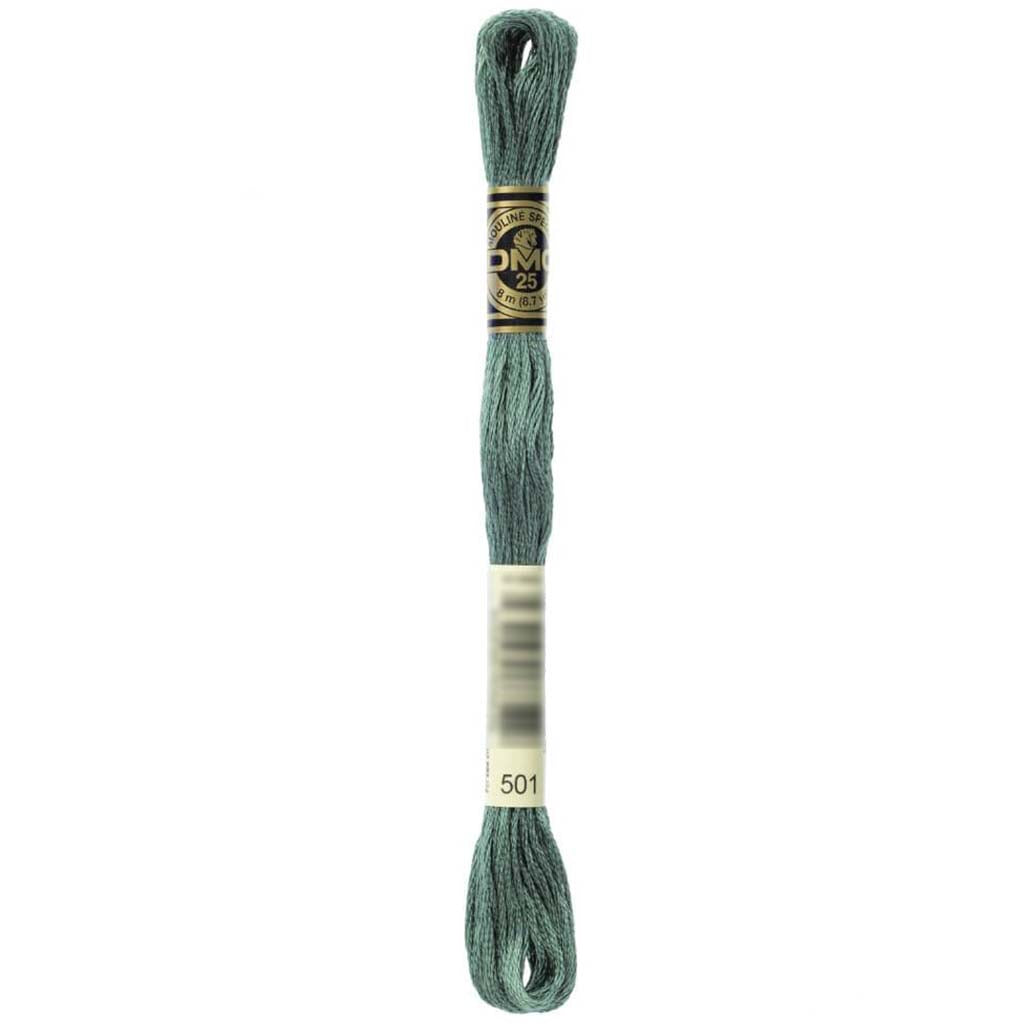 Dmc Floss Dark Blue Green Green 