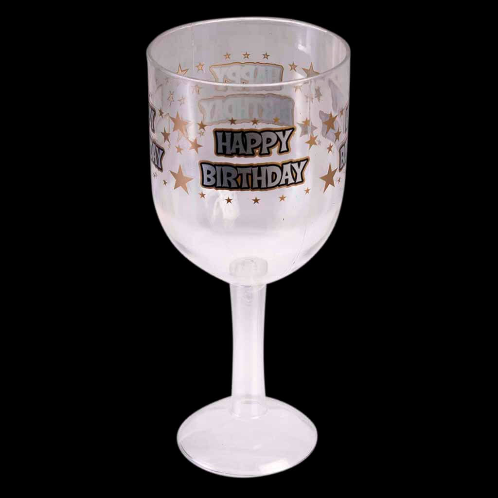 Wine Glass Happy Birthday