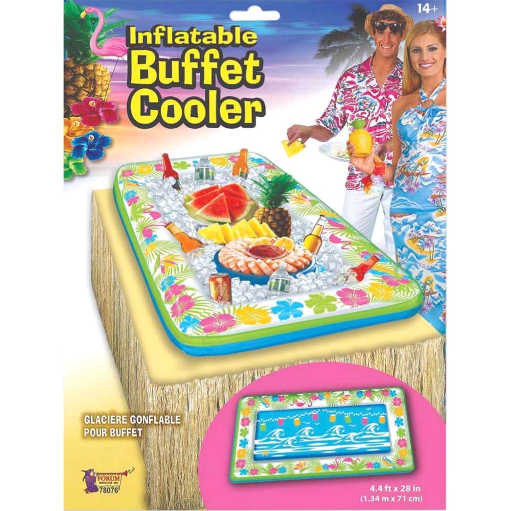 Luau Inflatable Buffet Cooler