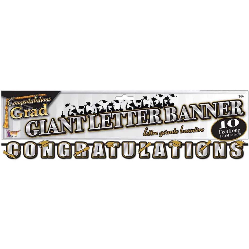 Graduation Congrats Letter Banner