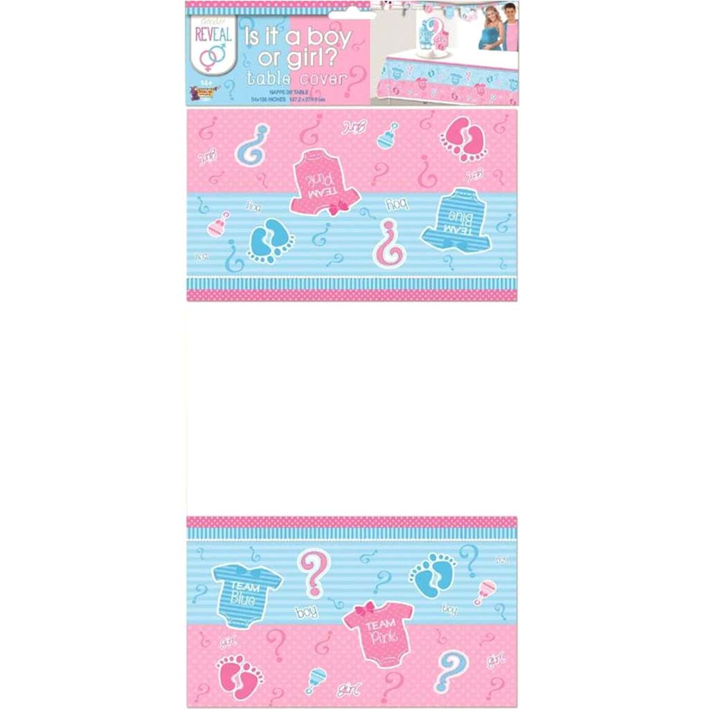 Gender Reveal Tablecover