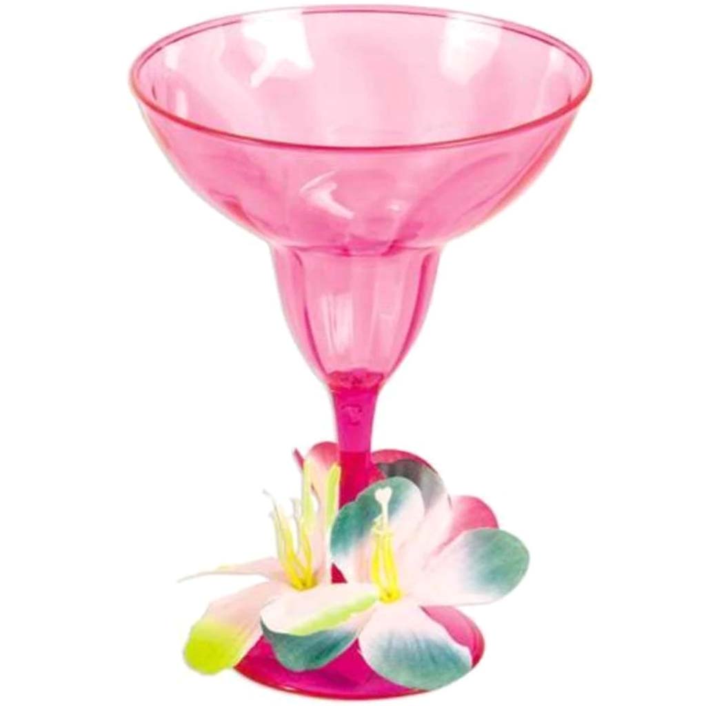 Luau Margarita Glasses Pink