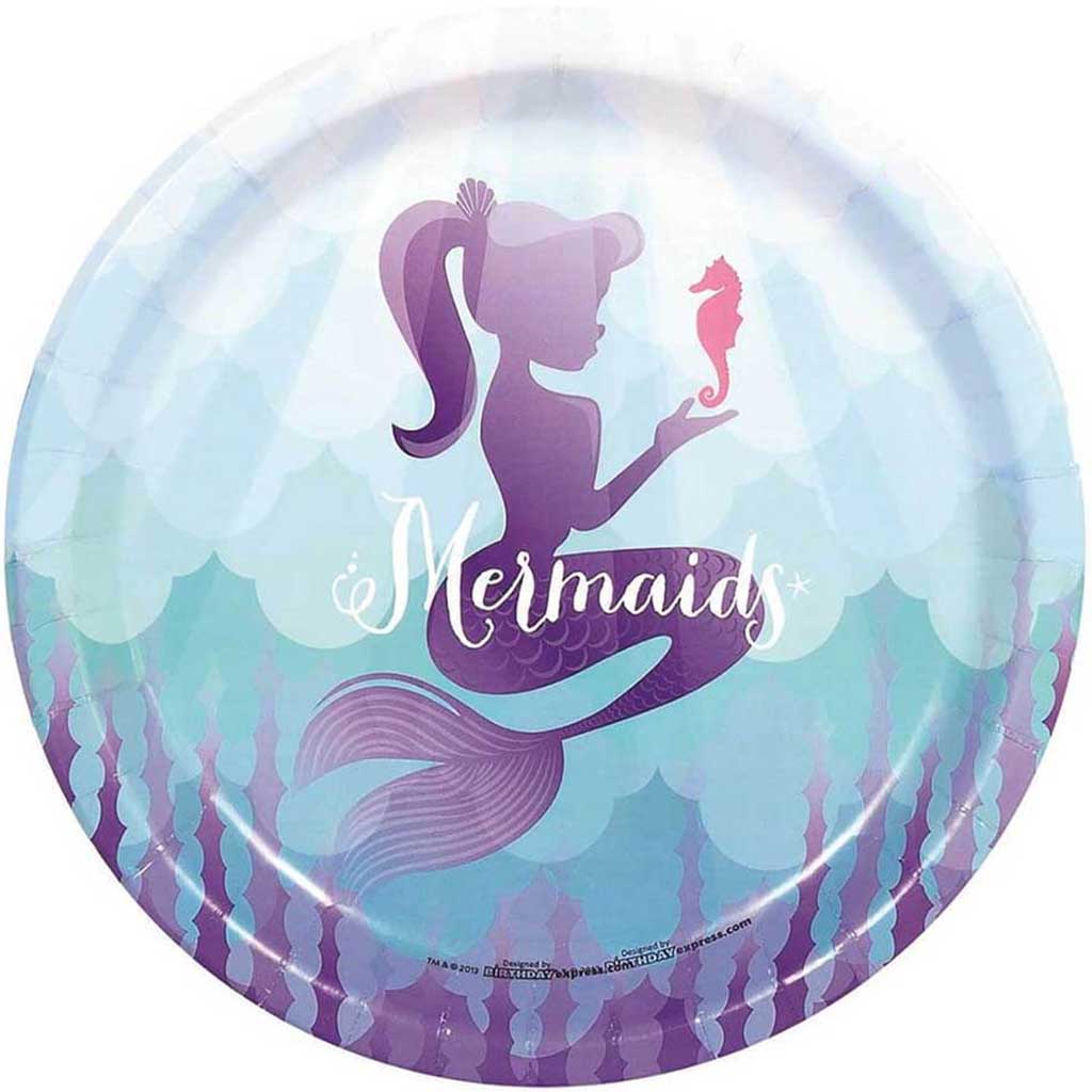 Mermaids Under the Sea Dinner Plates