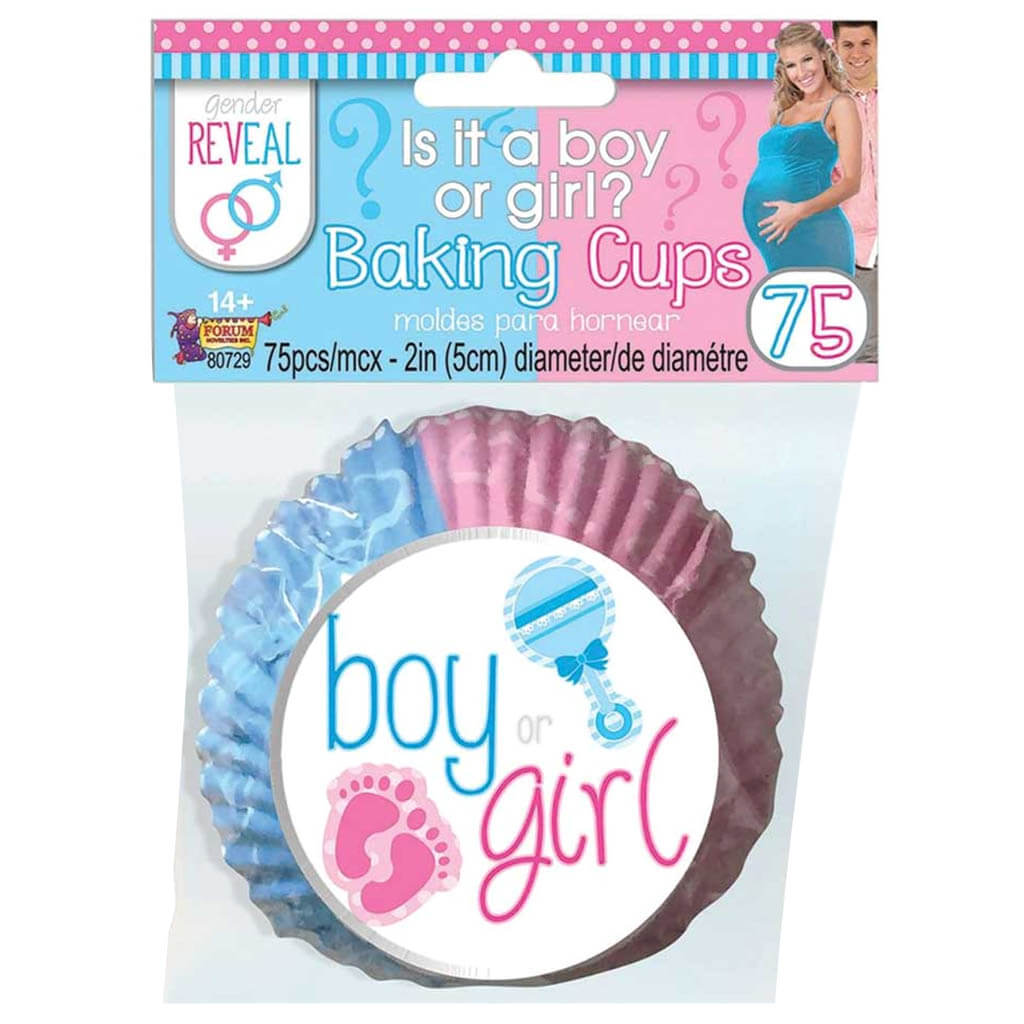 Gender Reveal Baking Cups